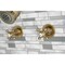 Kingston Brass KBX8143BX Two-Handle Tub and Shower Faucet, Antique Brass KBX8143BX - alternate 2